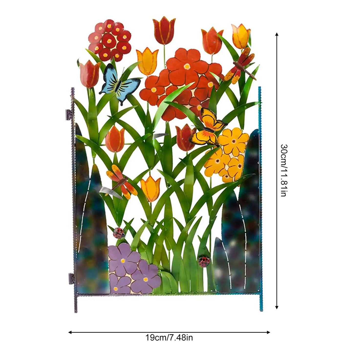 Garden Fence Border Iron Flower Decorative Garden Fencing Panel for Dog Yard Patio Outdoor - view 4