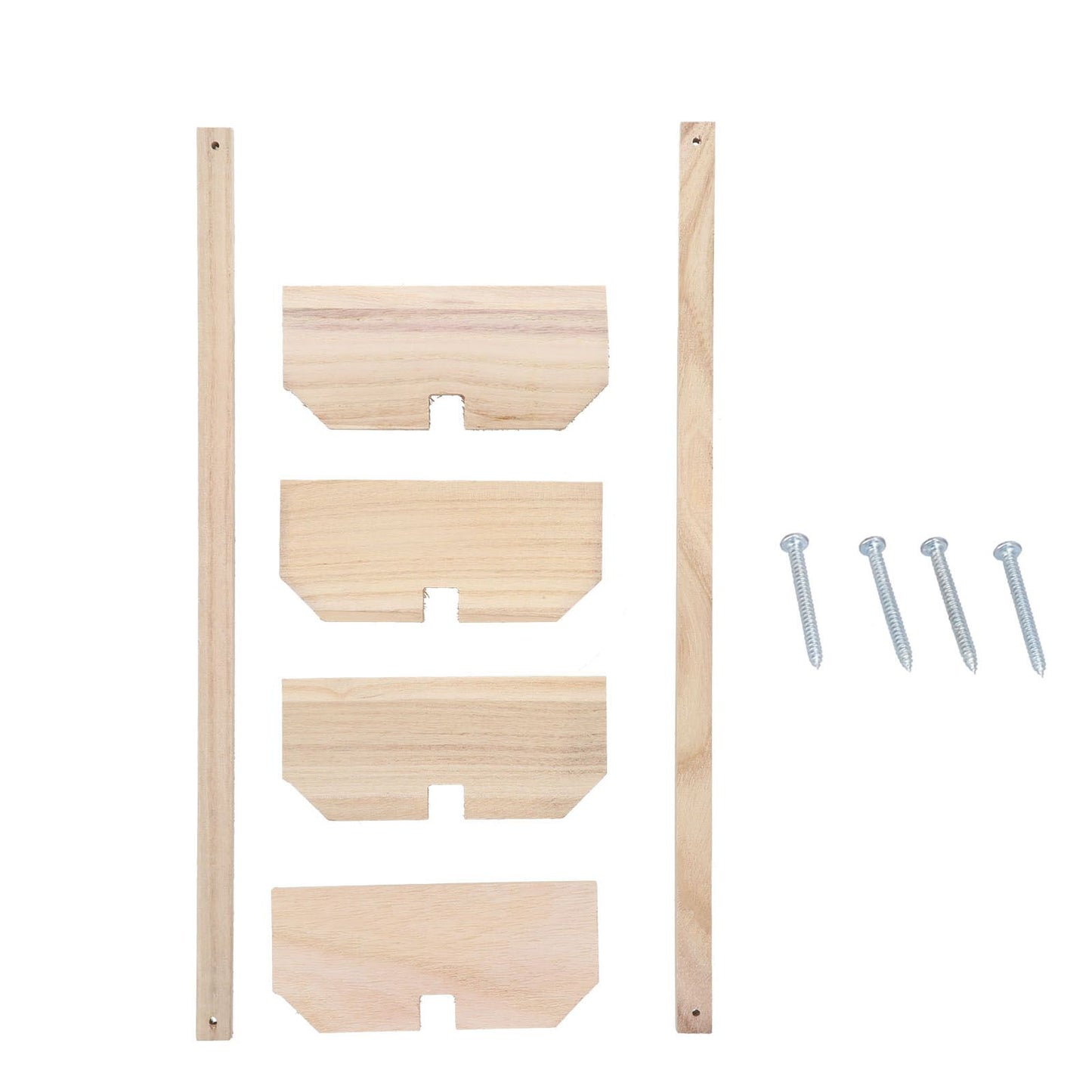 2 Set Chicken Wooden Perches Large Wooden Bird Stand Training Hens Roosting Bar for Rooster Parrots Pet Supplies - view 2