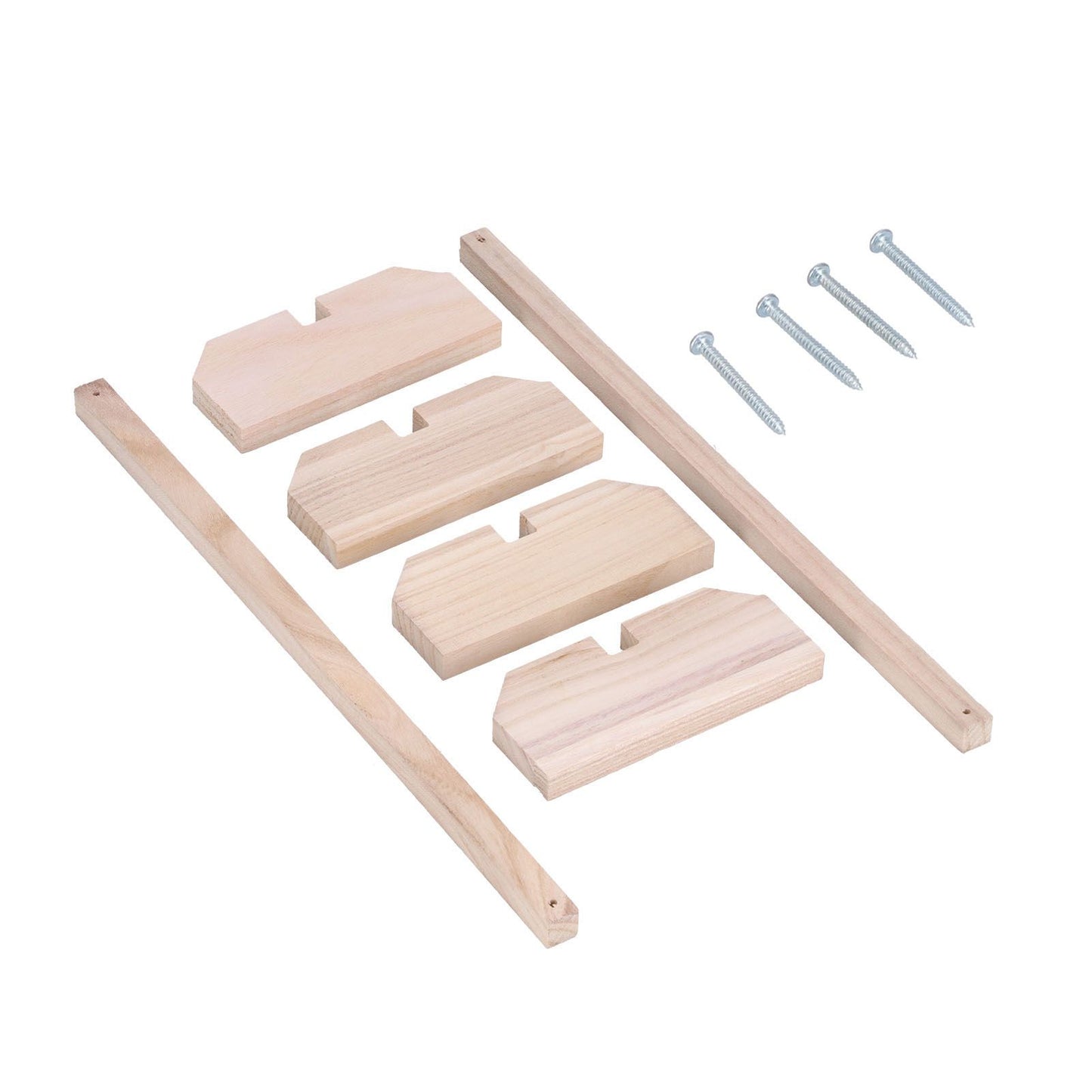 2 Set Chicken Wooden Perches Large Wooden Bird Stand Training Hens Roosting Bar for Rooster Parrots Pet Supplies - view 3