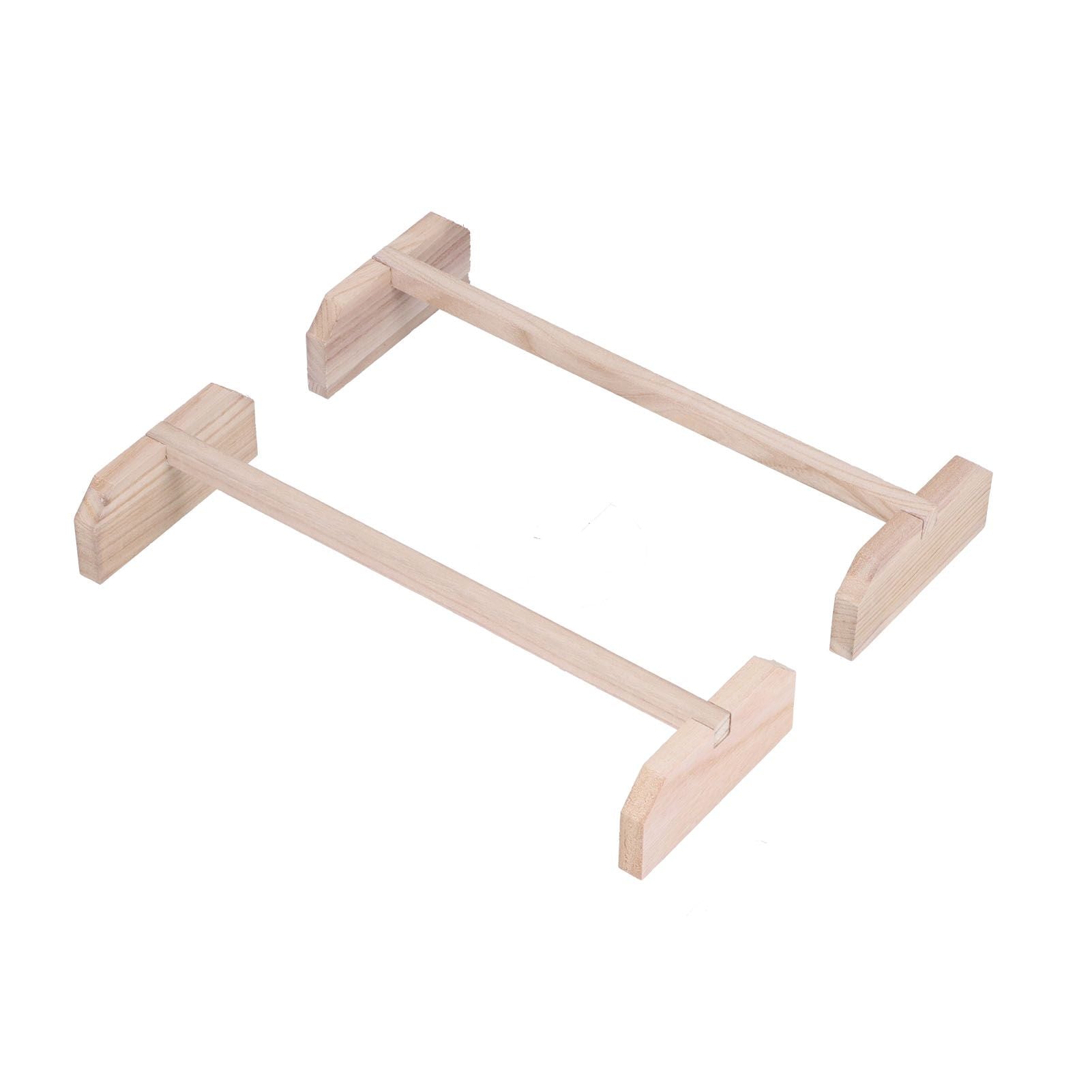 2 Set Chicken Wooden Perches Large Wooden Bird Stand Training Hens Roosting Bar for Rooster Parrots Pet Supplies - view 8