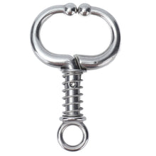 Cattle Nose Ring Stainless Steel Cattle Nose Clamp Bull Cow W Spring Nose Ring for FarmS