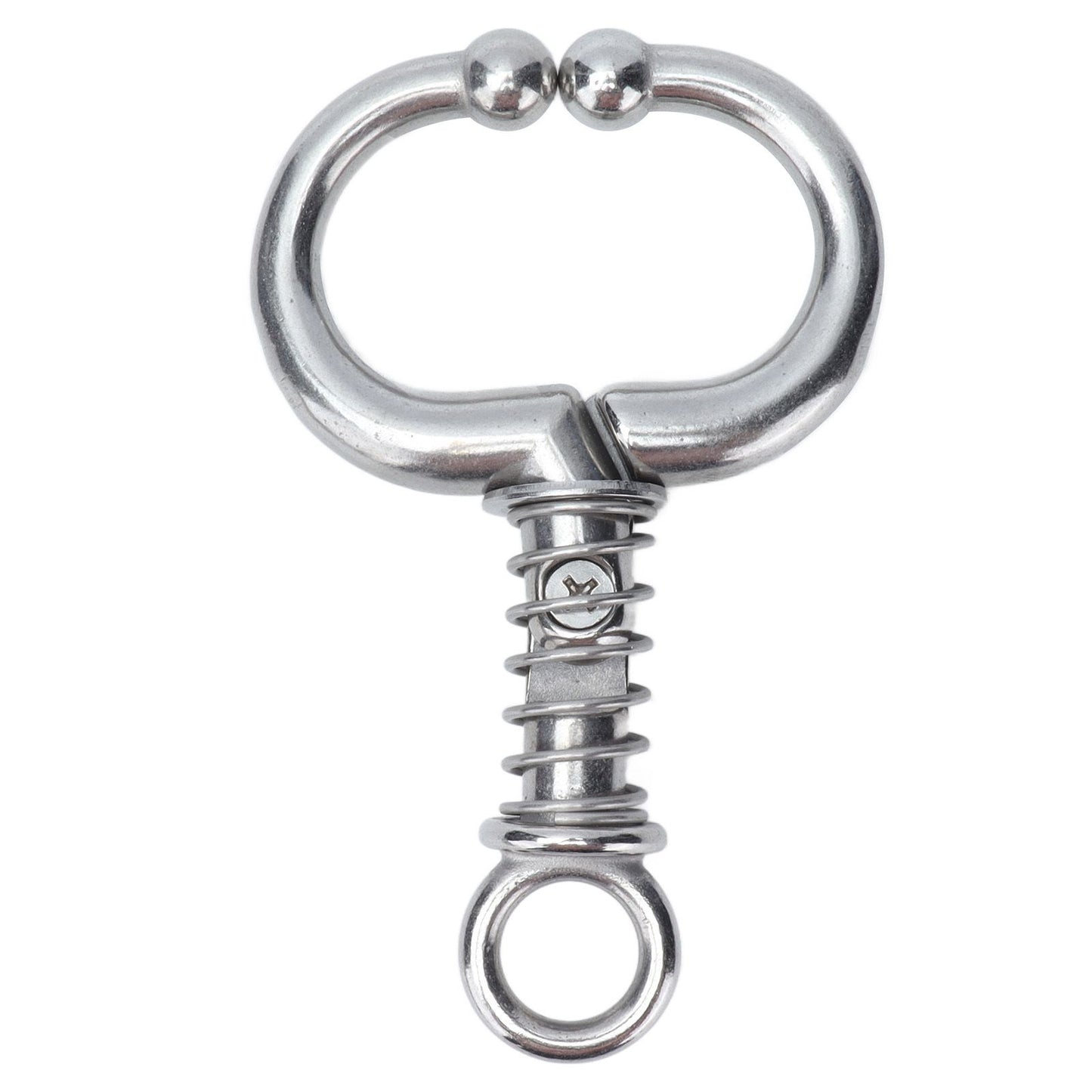 Cattle Nose Ring Stainless Steel Cattle Nose Clamp Bull Cow W Spring Nose Ring for FarmS - view 5