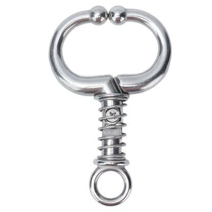 Cattle Nose Ring Stainless Steel Cattle Nose Clamp Bull Cow W Spring Nose Ring for FarmS - view 5