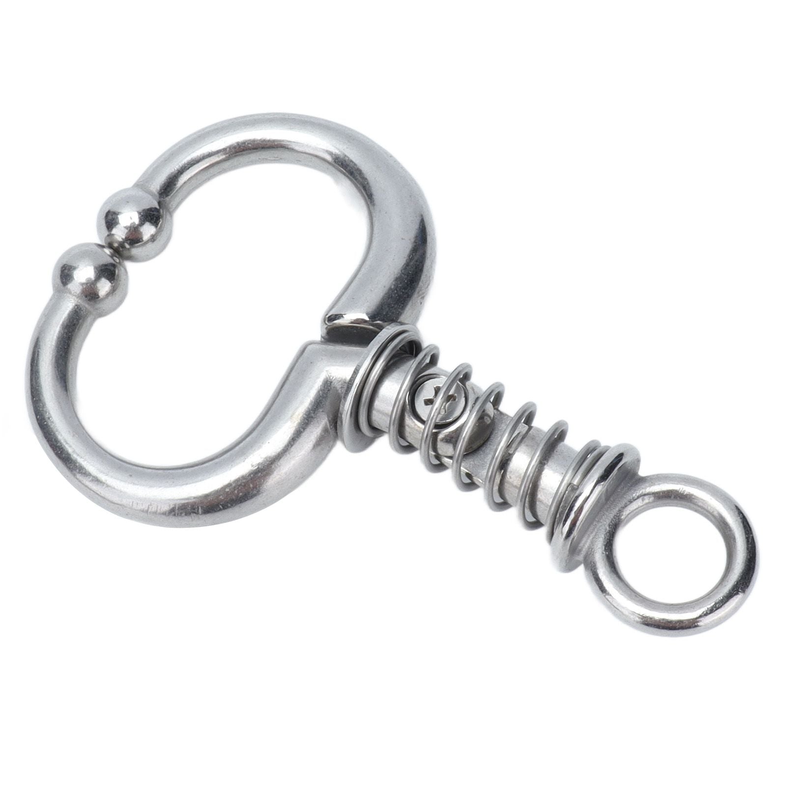 Cattle Nose Ring Stainless Steel Cattle Nose Clamp Bull Cow W Spring Nose Ring for FarmS - view 6