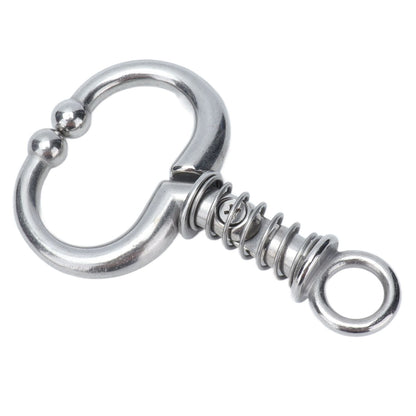 Cattle Nose Ring Stainless Steel Cattle Nose Clamp Bull Cow W Spring Nose Ring for FarmS - view 6