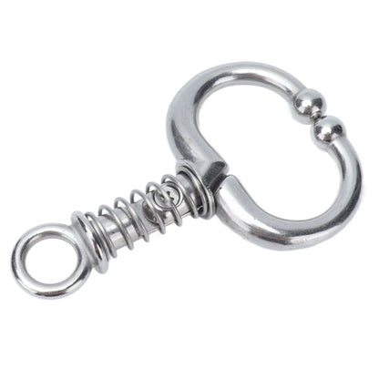 Cattle Nose Ring Stainless Steel Cattle Nose Clamp Bull Cow W Spring Nose Ring for FarmS - view 7