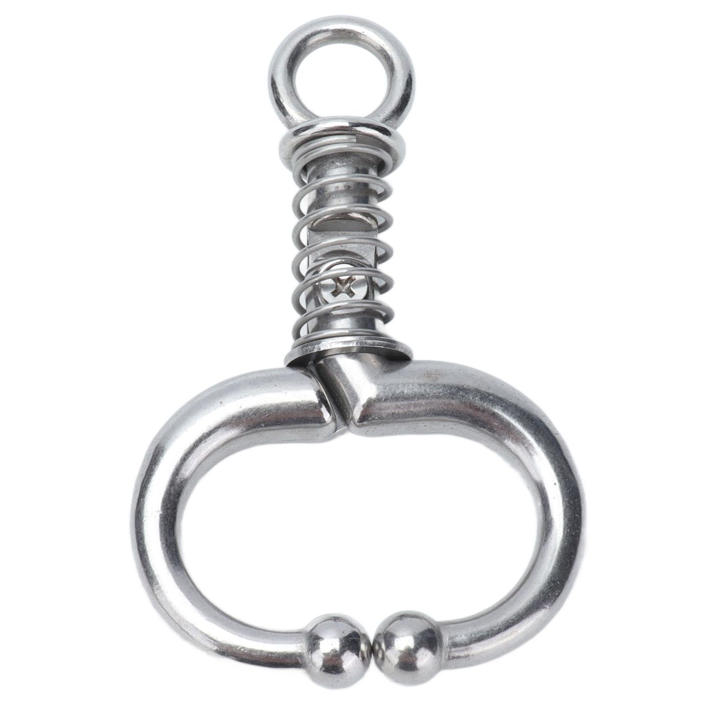 Cattle Nose Ring Stainless Steel Cattle Nose Clamp Bull Cow W Spring Nose Ring for FarmS - view 8