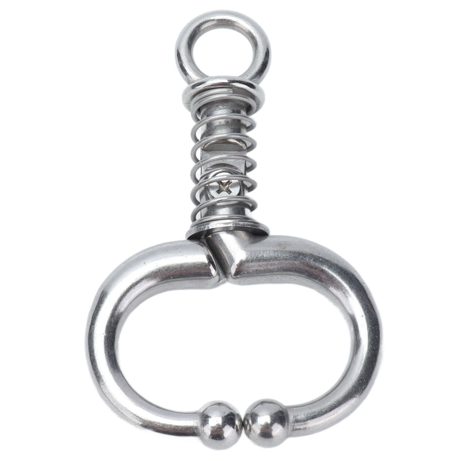 Cattle Nose Ring Stainless Steel Cattle Nose Clamp Bull Cow W Spring Nose Ring for FarmS - view 8