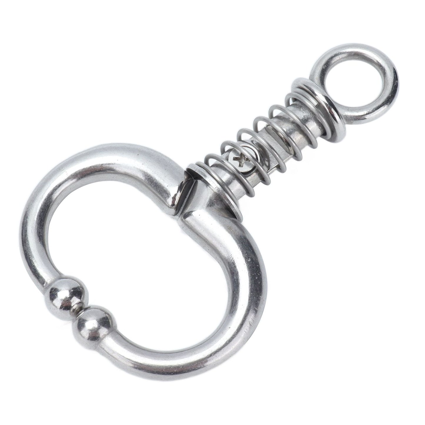 Cattle Nose Ring Stainless Steel Cattle Nose Clamp Bull Cow W Spring Nose Ring for FarmS - view 9