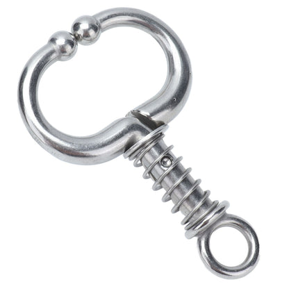 Cattle Nose Ring Stainless Steel Cattle Nose Clamp Bull Cow W Spring Nose Ring for FarmS - view 10