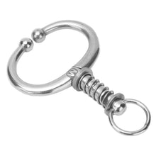 Cattle Nose Ring Stainless Steel Cattle Nose Clamp Bull Cow W Spring Nose Ring for FarmM - view 2