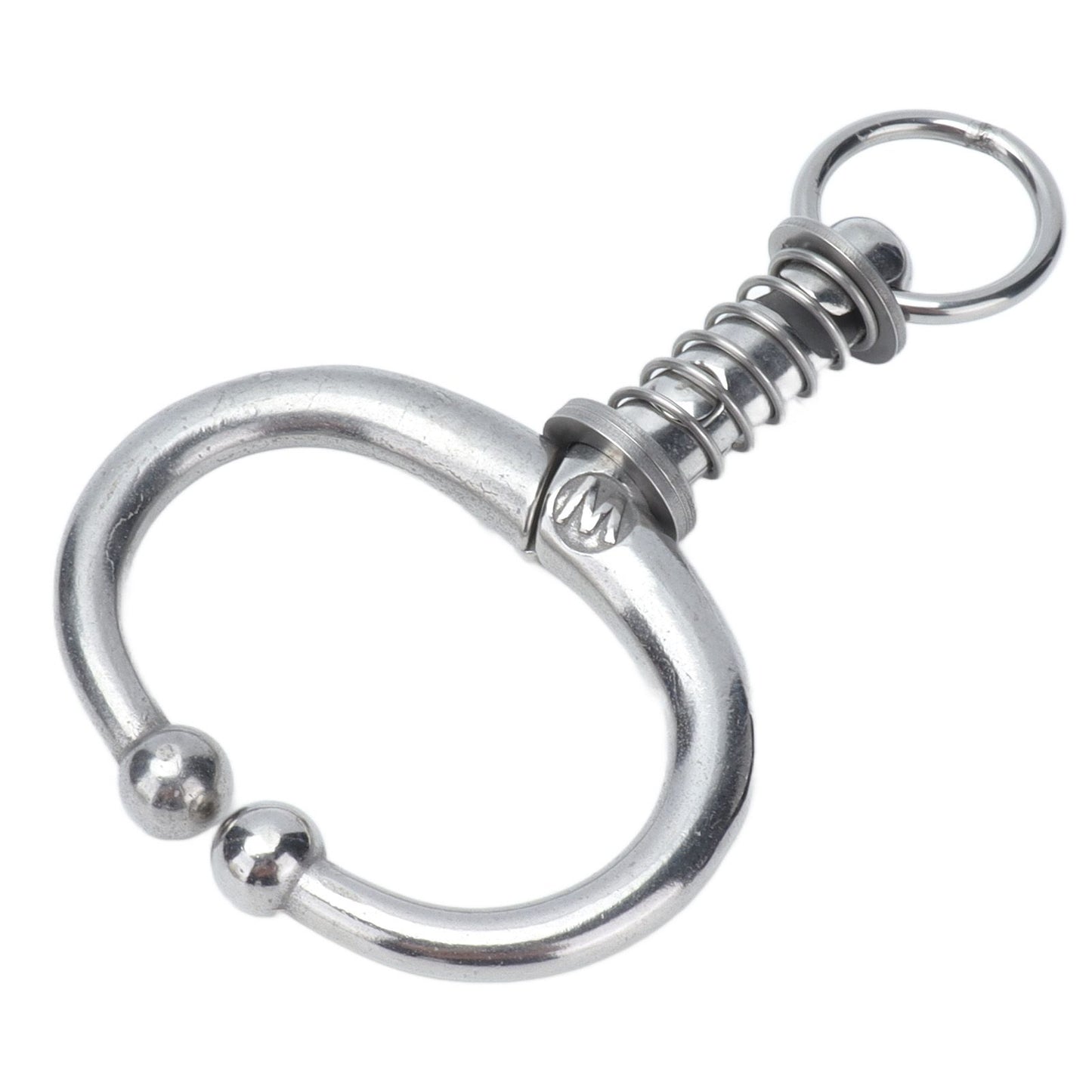 Cattle Nose Ring Stainless Steel Cattle Nose Clamp Bull Cow W Spring Nose Ring for FarmM - view 3
