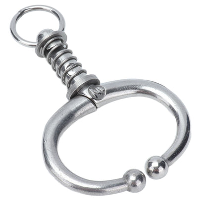 Cattle Nose Ring Stainless Steel Cattle Nose Clamp Bull Cow W Spring Nose Ring for FarmM - view 5