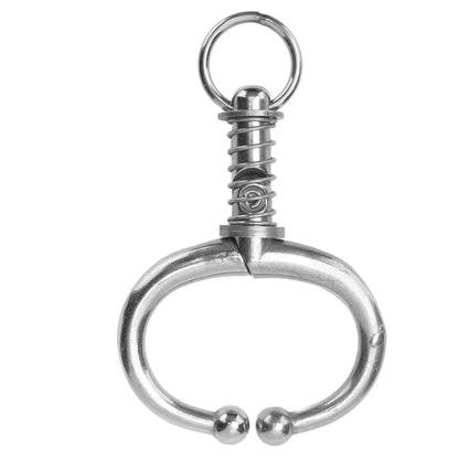 Cattle Nose Ring Stainless Steel Cattle Nose Clamp Bull Cow W Spring Nose Ring for FarmM - view 6