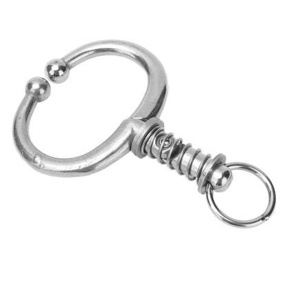 Cattle Nose Ring Stainless Steel Cattle Nose Clamp Bull Cow W Spring Nose Ring for FarmM - view 7