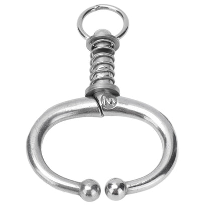 Cattle Nose Ring Stainless Steel Cattle Nose Clamp Bull Cow W Spring Nose Ring for FarmM - view 8