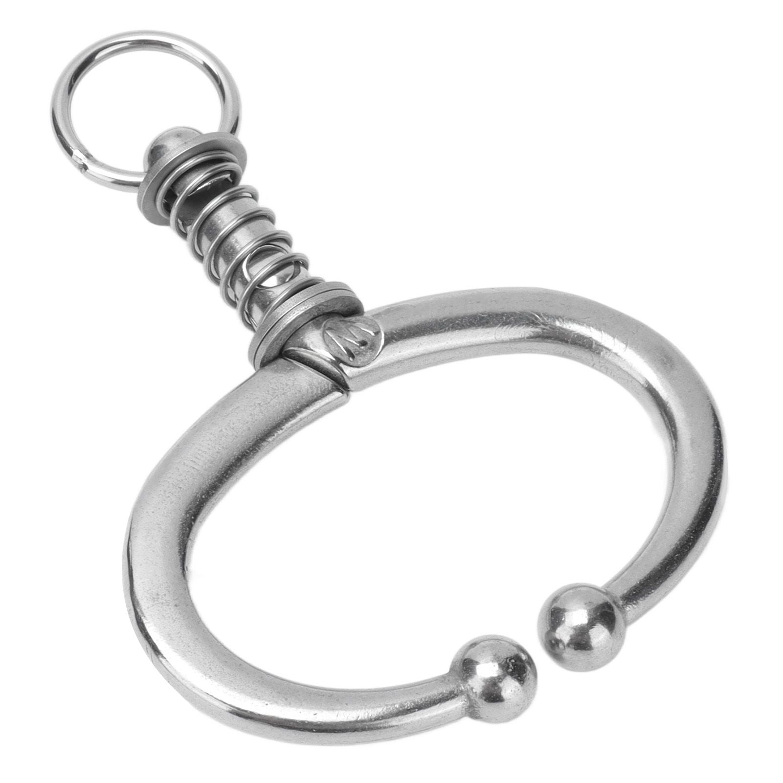 Cattle Nose Ring Stainless Steel Cattle Nose Clamp Bull Cow W Spring Nose Ring for FarmL - view 3
