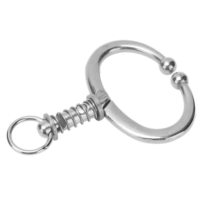Cattle Nose Ring Stainless Steel Cattle Nose Clamp Bull Cow W Spring Nose Ring for FarmL - view 5