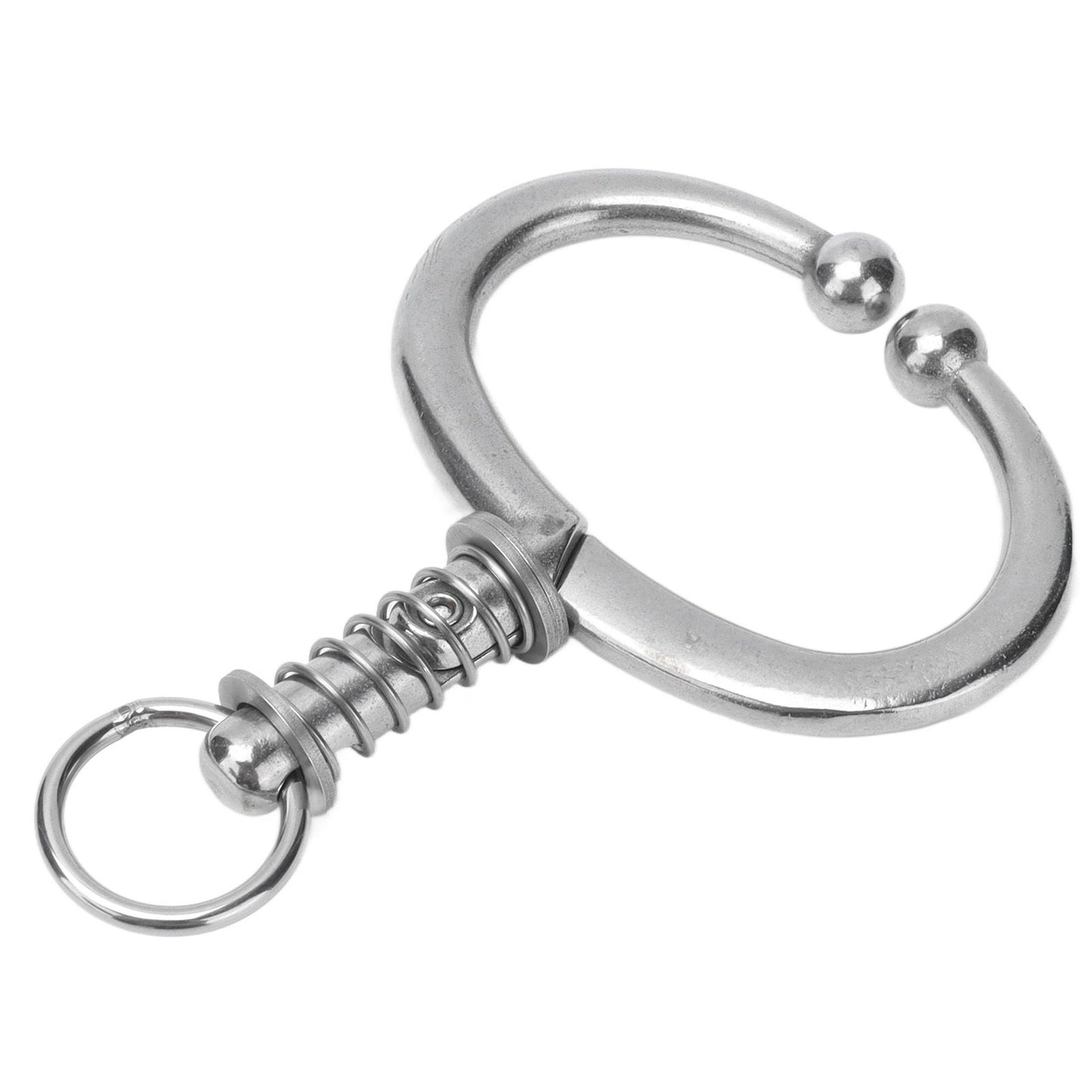 Cattle Nose Ring Stainless Steel Cattle Nose Clamp Bull Cow W Spring Nose Ring for FarmL - view 6