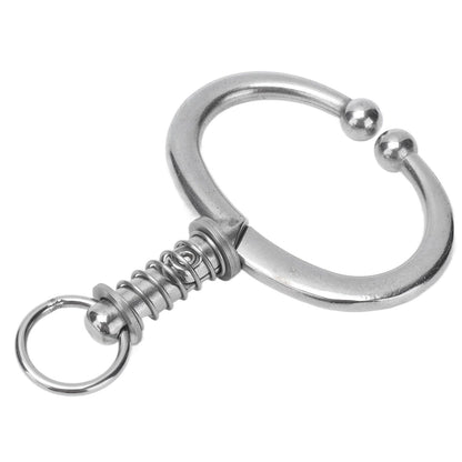 Cattle Nose Ring Stainless Steel Cattle Nose Clamp Bull Cow W Spring Nose Ring for FarmL - view 6