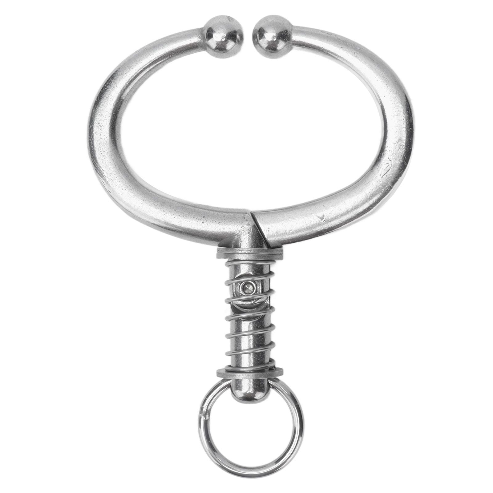 Cattle Nose Ring Stainless Steel Cattle Nose Clamp Bull Cow W Spring Nose Ring for FarmL - view 9