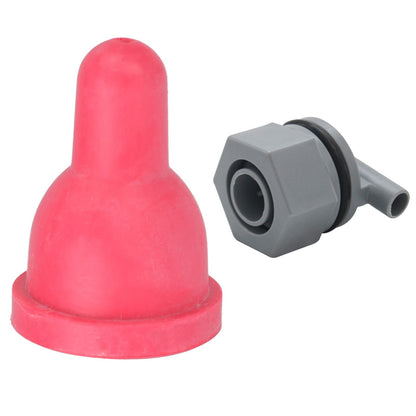 1Set Livestock Pacifier Milk Feed Bucket Pacifier Milk Drink Nipple with Valve Farm Animal Feeding Supplies(MP77+MP76A Lamb Use)
