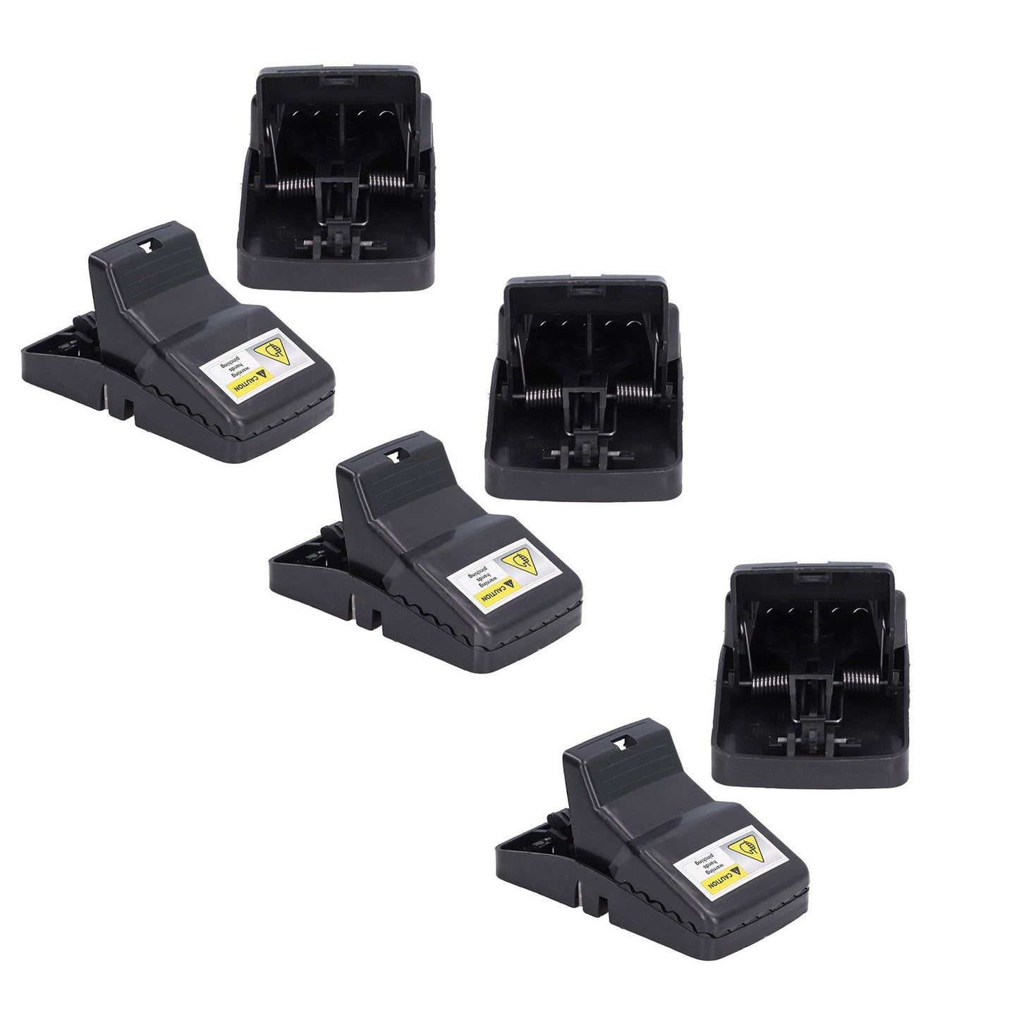 6Pcs Mouse Traps Plastic Material High Sensitivity Touchless Design Safe Reusable Rat Catcher Trapping Tool - view 2
