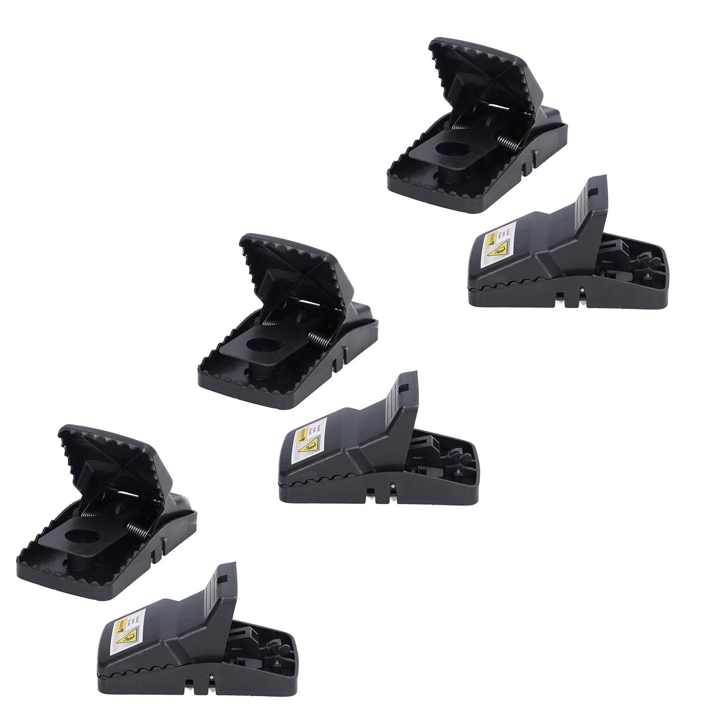 6Pcs Mouse Traps Plastic Material High Sensitivity Touchless Design Safe Reusable Rat Catcher Trapping Tool - view 3