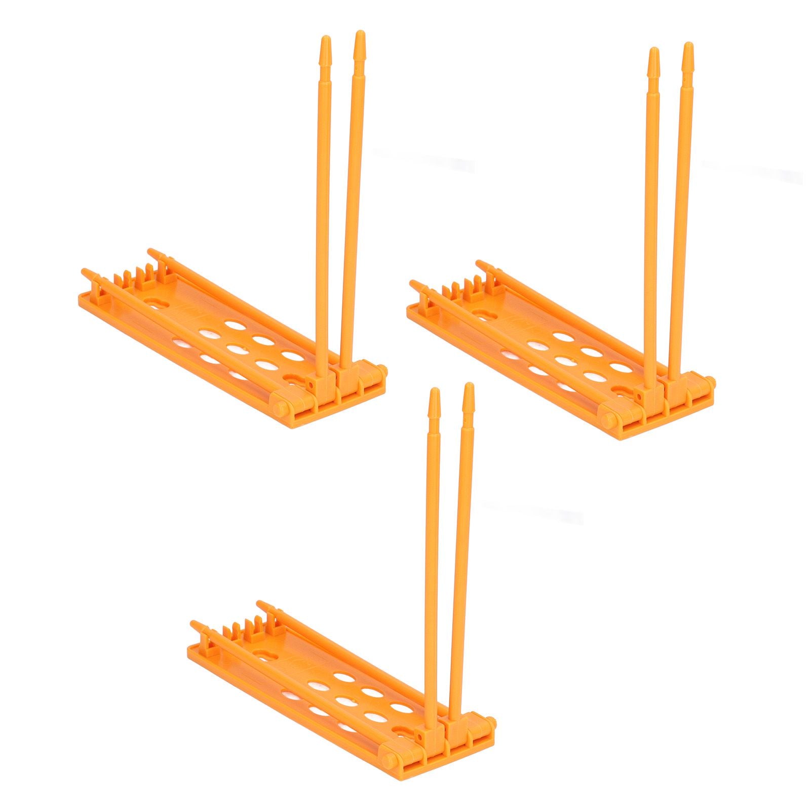 3Pcs Pigeons Foot Rings Frame 4 Column Independent Save Space Racing Pigeons Supplier Foot Place for Pigeons FarmYellow - view 2
