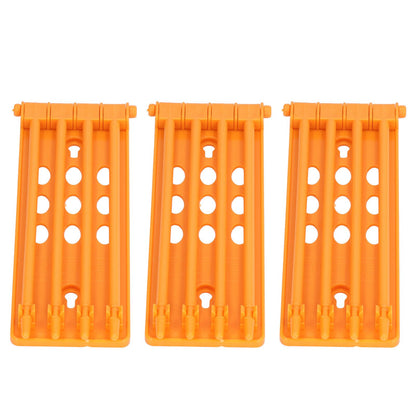 3Pcs Pigeons Foot Rings Frame 4 Column Independent Save Space Racing Pigeons Supplier Foot Place for Pigeons FarmYellow - view 6