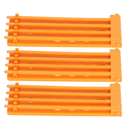 3Pcs Pigeons Foot Rings Frame 4 Column Independent Save Space Racing Pigeons Supplier Foot Place for Pigeons FarmYellow - view 8