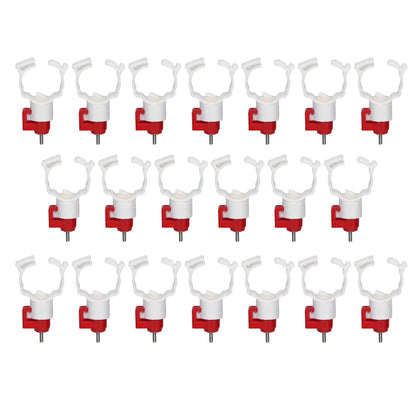 20pcs Chicken Waterer Nipples Multipurpose Chicken Nipple Feeder for Poultry Chicken Duck Bird - view 2
