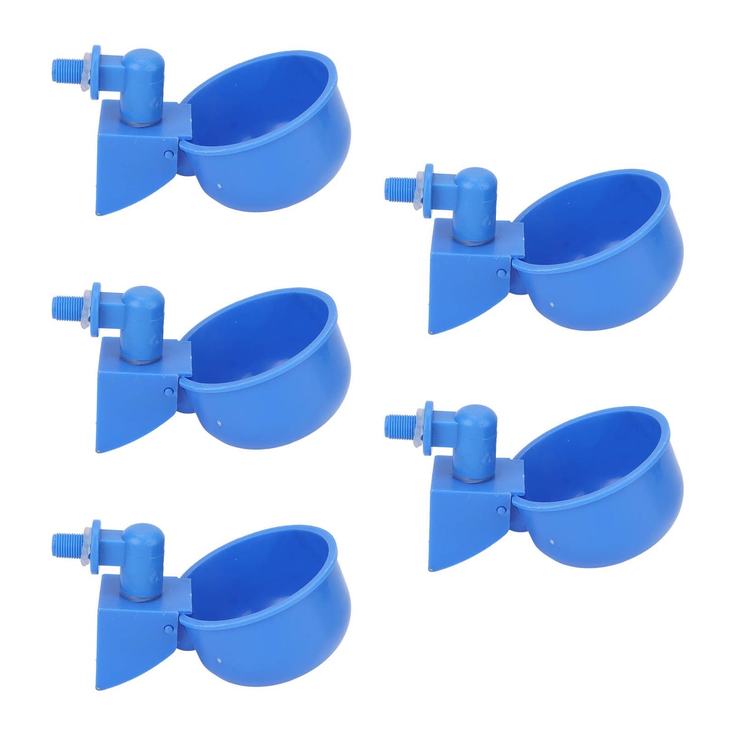 5Pcs Automatic Chicken Water Cups PP Plastic Poultry Waterer Kit for Pigeons G1/8 Male Thread - view 6
