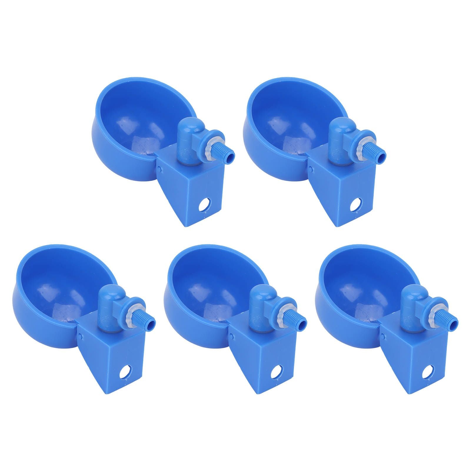 5Pcs Automatic Chicken Water Cups PP Plastic Poultry Waterer Kit for Pigeons G1/8 Male Thread - view 7