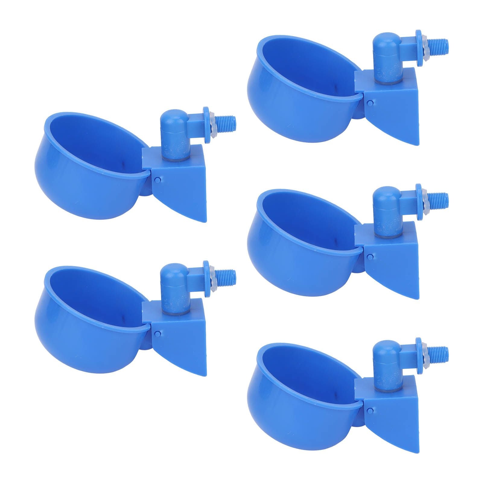 5Pcs Automatic Chicken Water Cups PP Plastic Poultry Waterer Kit for Pigeons G1/8 Male Thread - view 8