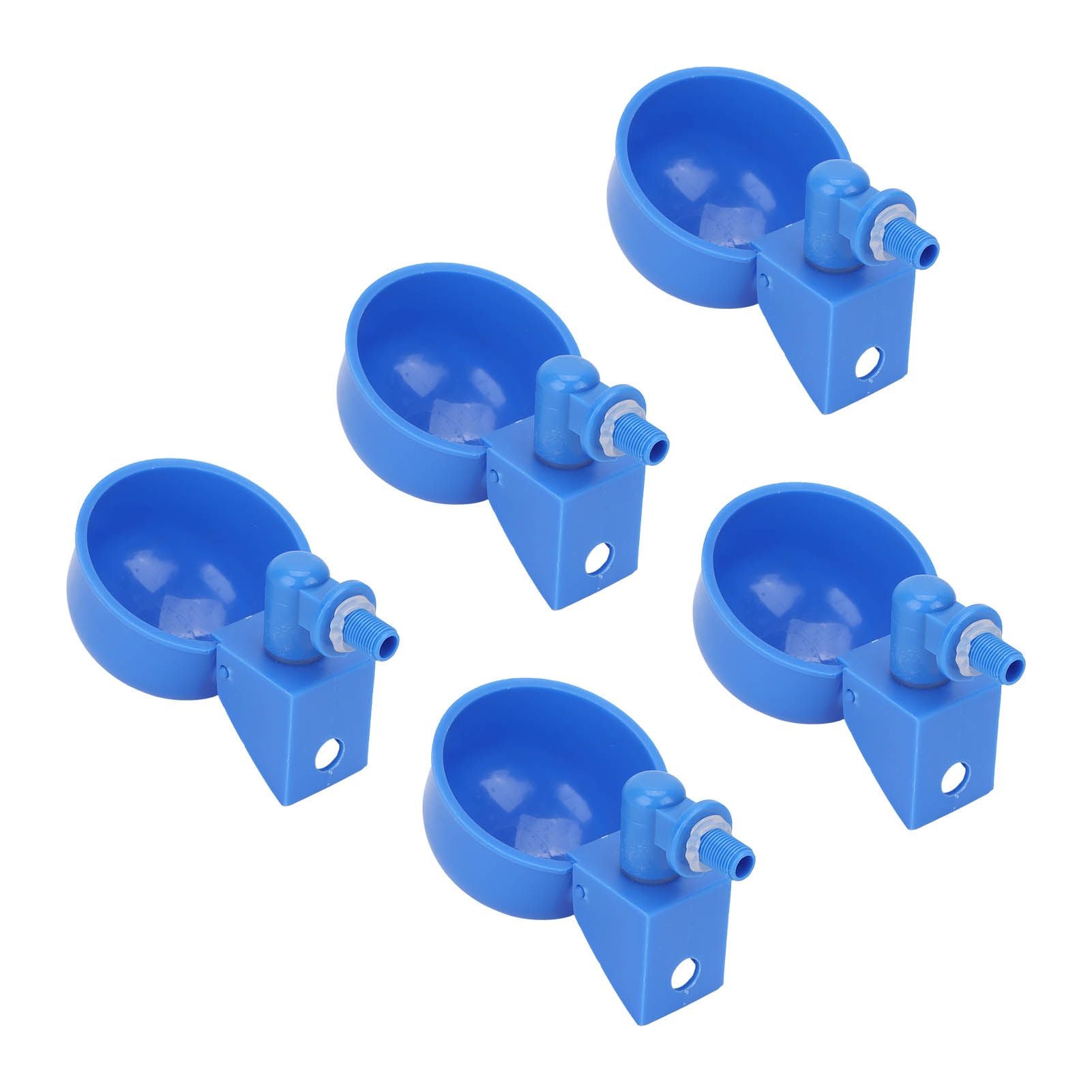 5Pcs Automatic Chicken Water Cups PP Plastic Poultry Waterer Kit for Pigeons G1/8 Male Thread - view 10