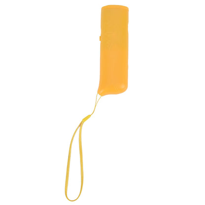 Ultrasonic Dog Trainer Device Portable Effective Dog Repeller for Barking Digging Chewing Yellow