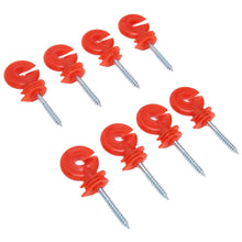 50PCS Fence Insulator Screw In Rainproof Sun Protection Plastic Steel Electric Fence Insulators for Electronic Fence Red - view 2