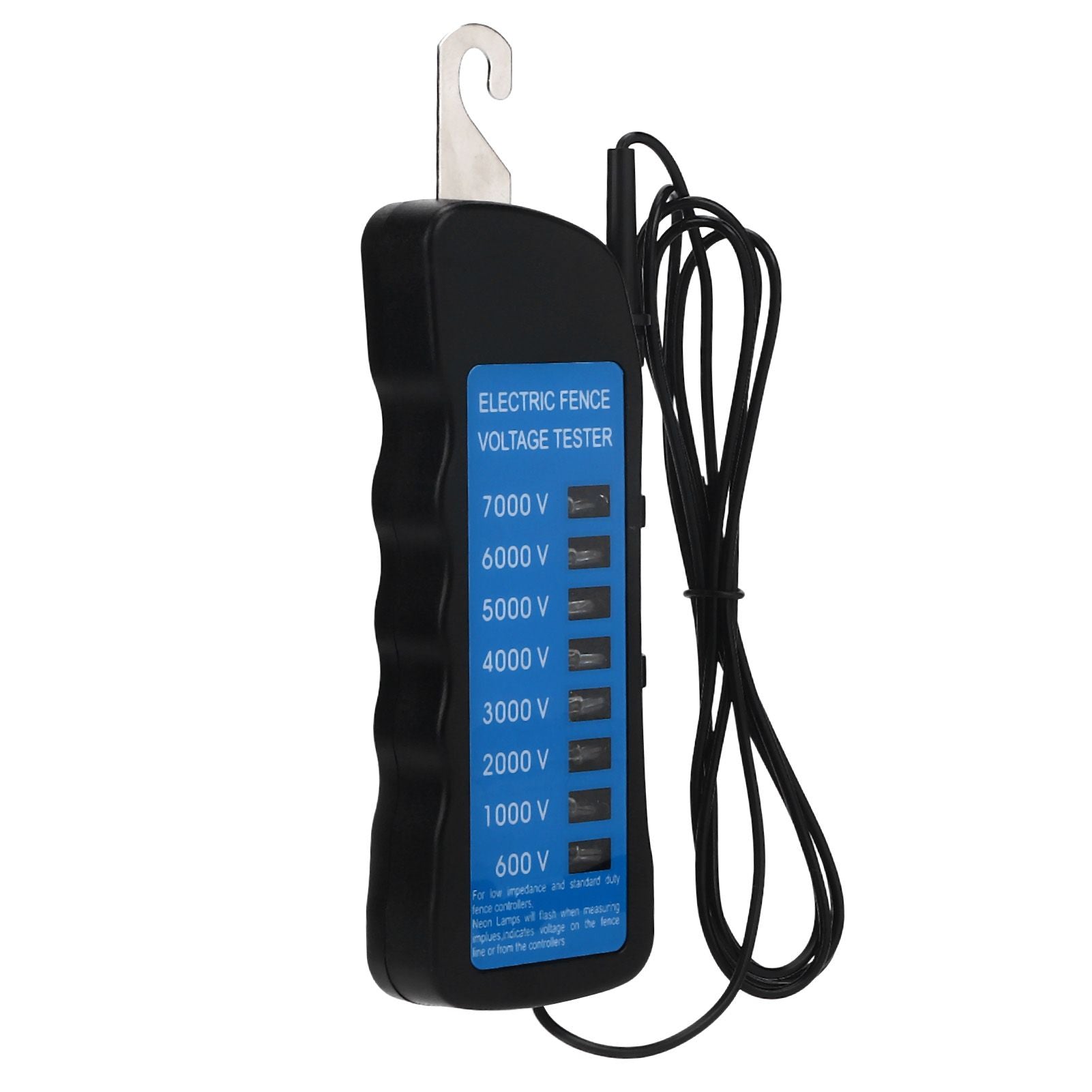 Electric Fence Tester Multi Light Voltage Detection Portable for Farm Supply Fencing ABS 7000V - view 3