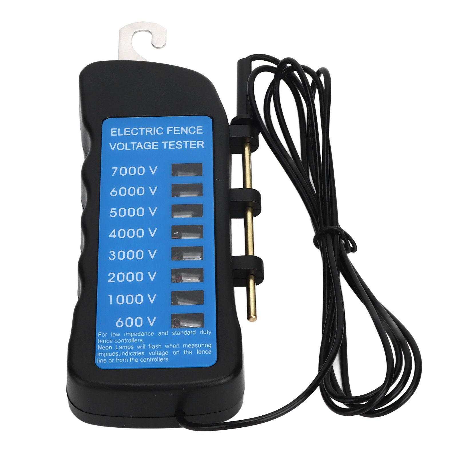 Electric Fence Tester Multi Light Voltage Detection Portable for Farm Supply Fencing ABS 7000V - view 6