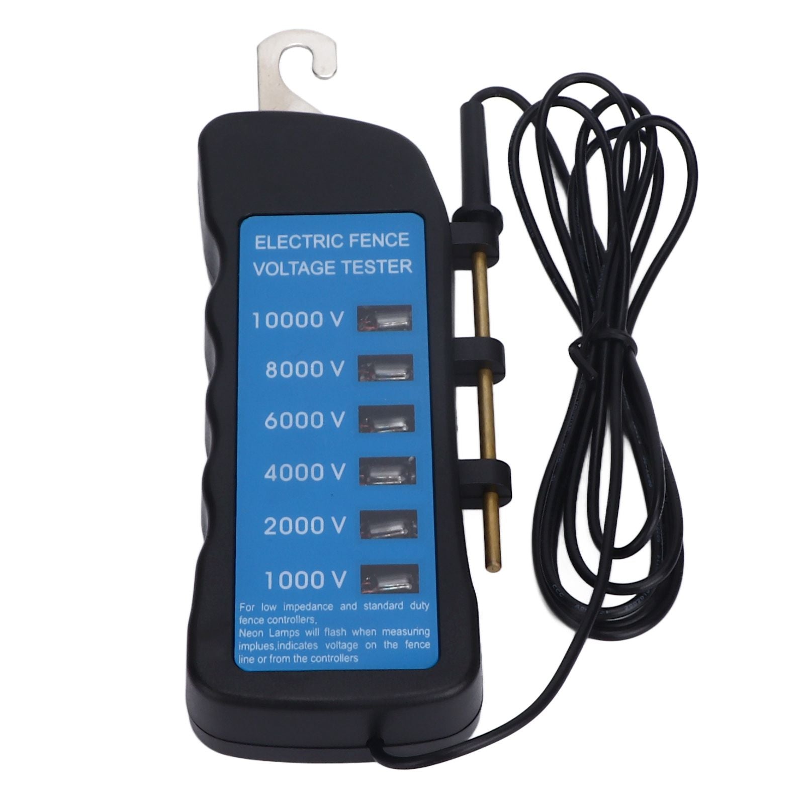 Electric Fence Tester Voltage Meter 10000V Waterproof Portable Tool with 6pcs Light for Farm - view 3