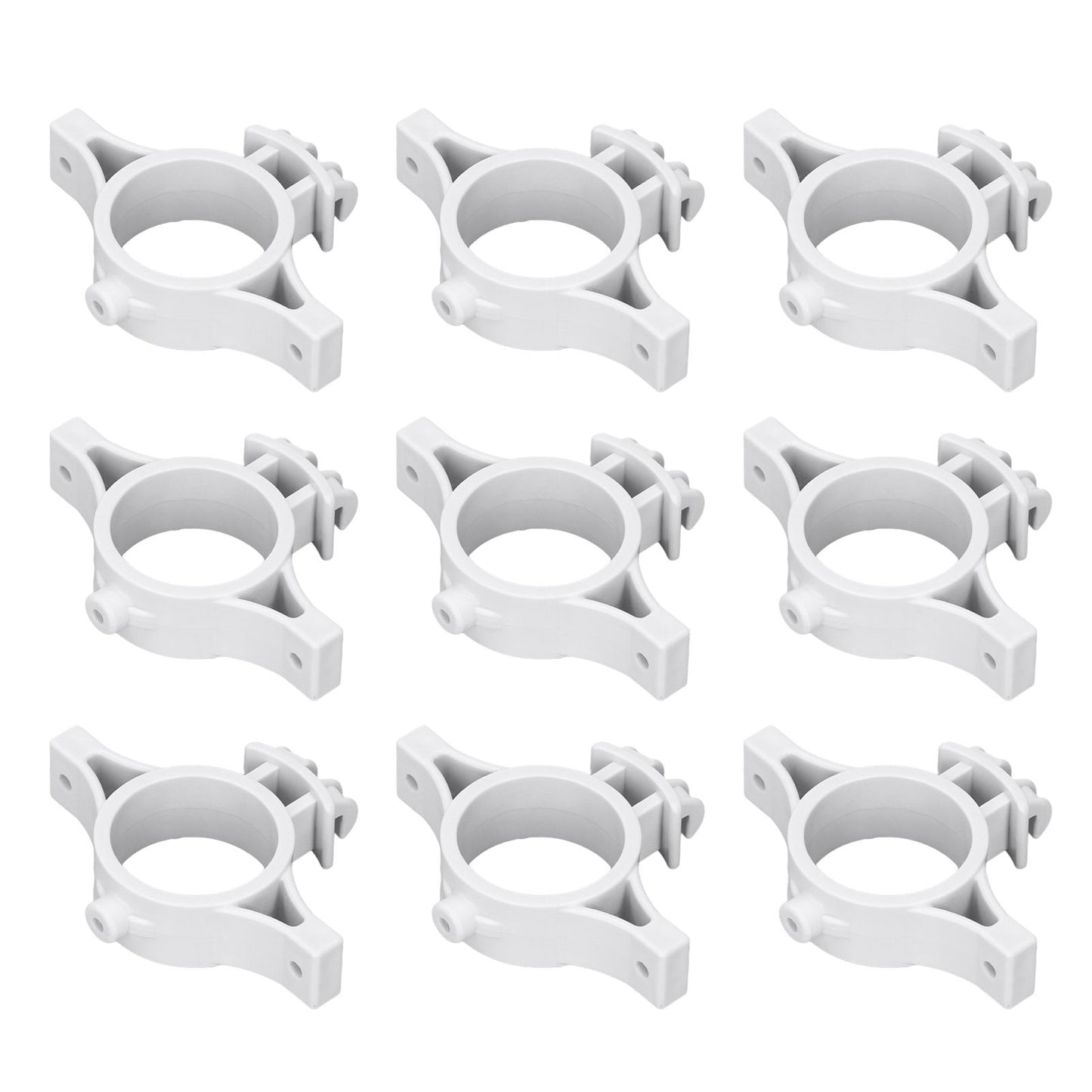 50pcs Electric Fence Insulators Pulse Electric Fence Terminal Rod Insulators with 3.2cm Hole for Farm Gray - view 2