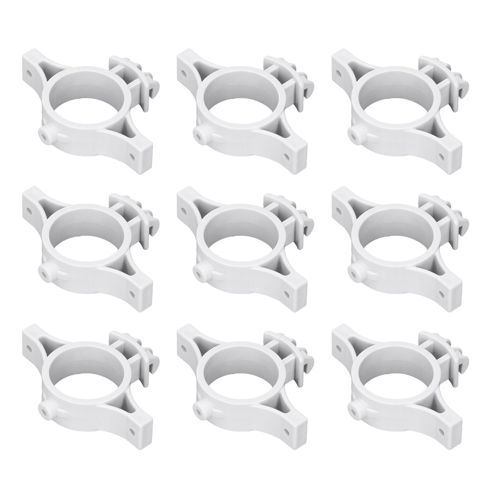 50pcs Electric Fence Insulators Pulse Electric Fence Terminal Rod Insulators with 3.2cm Hole for Farm Gray - view 2