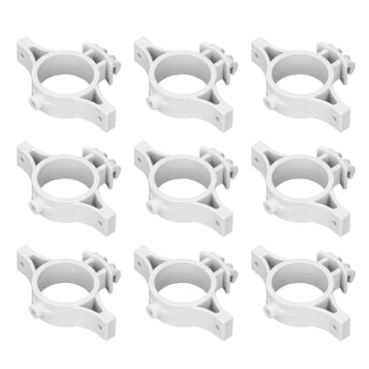 50pcs Electric Fence Insulators Pulse Electric Fence Terminal Rod Insulators with 3.2cm Hole for Farm Gray - view 2