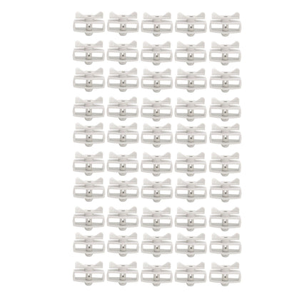 50Pcs Electric Fence Wire Tightener Portable Garden Electronic Fence Alloy Wire Tensioner Gray