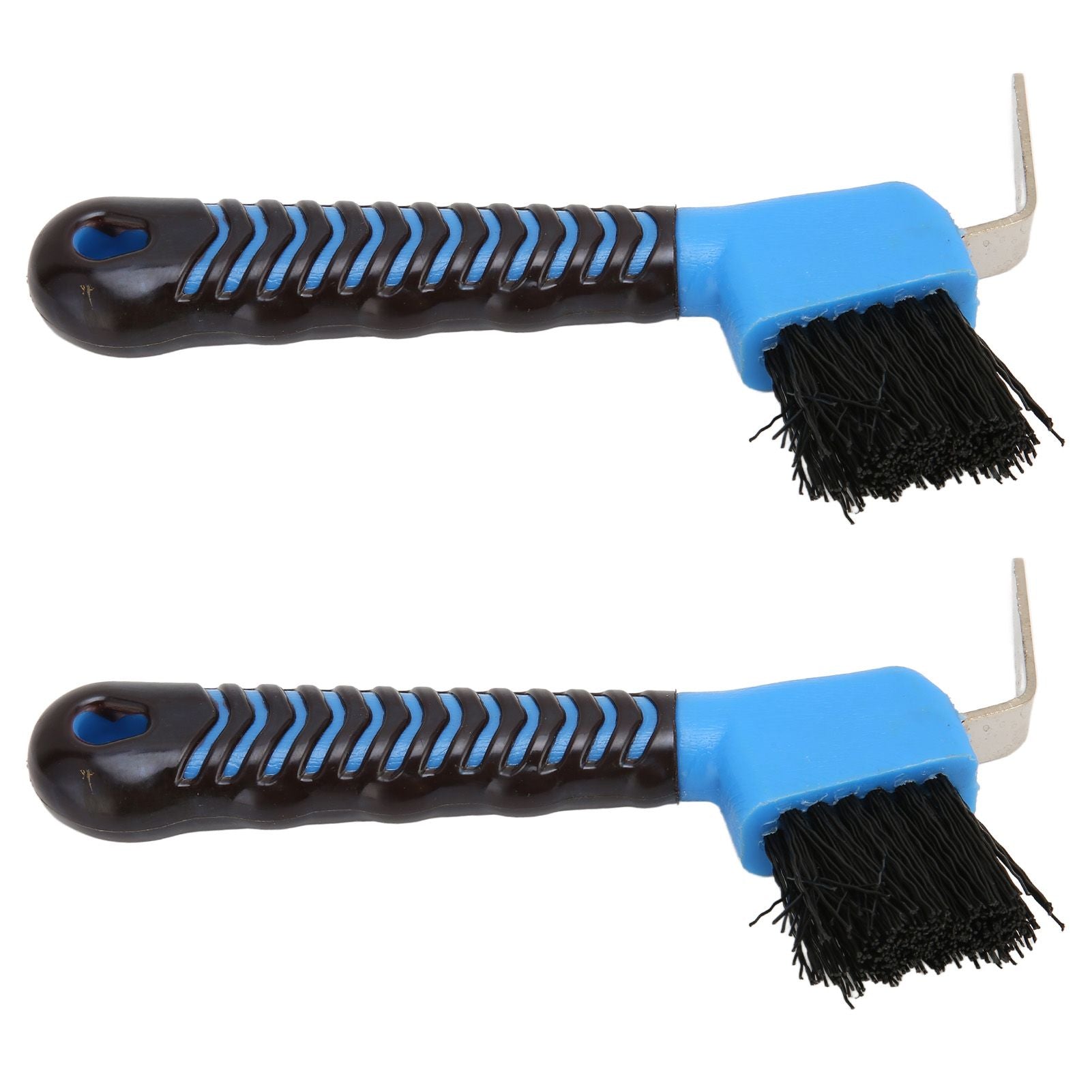 2Pcs Horse Hoof Pick Brushes Horse Hoof Cleaning Tool with Soft Touch Rubber Handle for Horse Stable - view 3