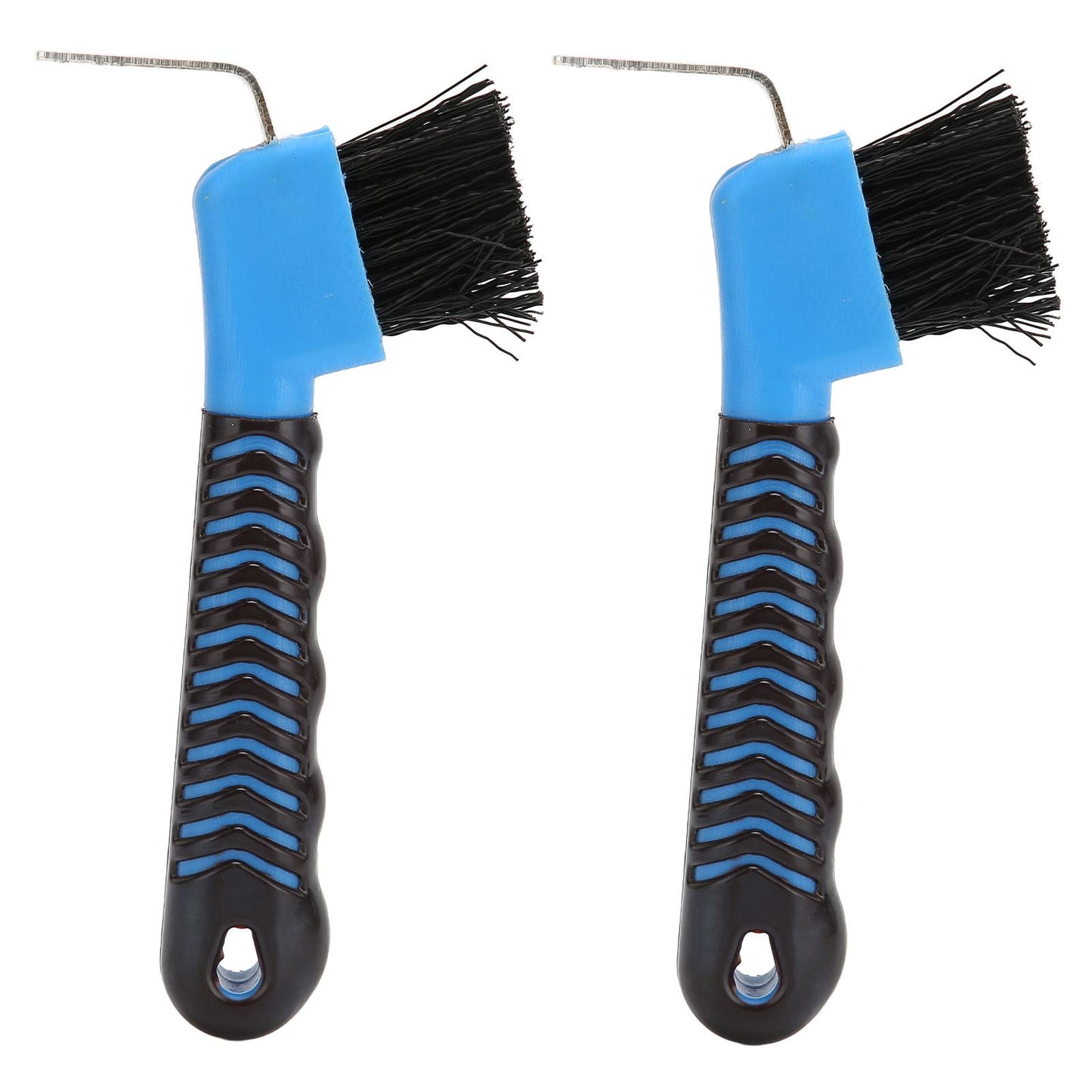 2Pcs Horse Hoof Pick Brushes Horse Hoof Cleaning Tool with Soft Touch Rubber Handle for Horse Stable - view 6