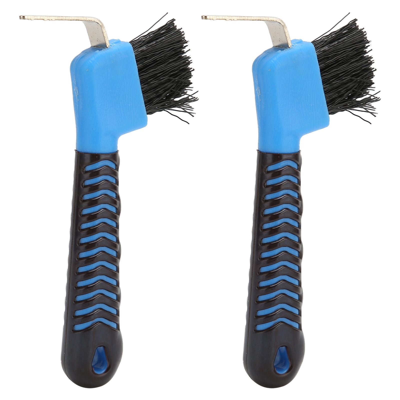2Pcs Horse Hoof Pick Brushes Horse Hoof Cleaning Tool with Soft Touch Rubber Handle for Horse Stable - view 7