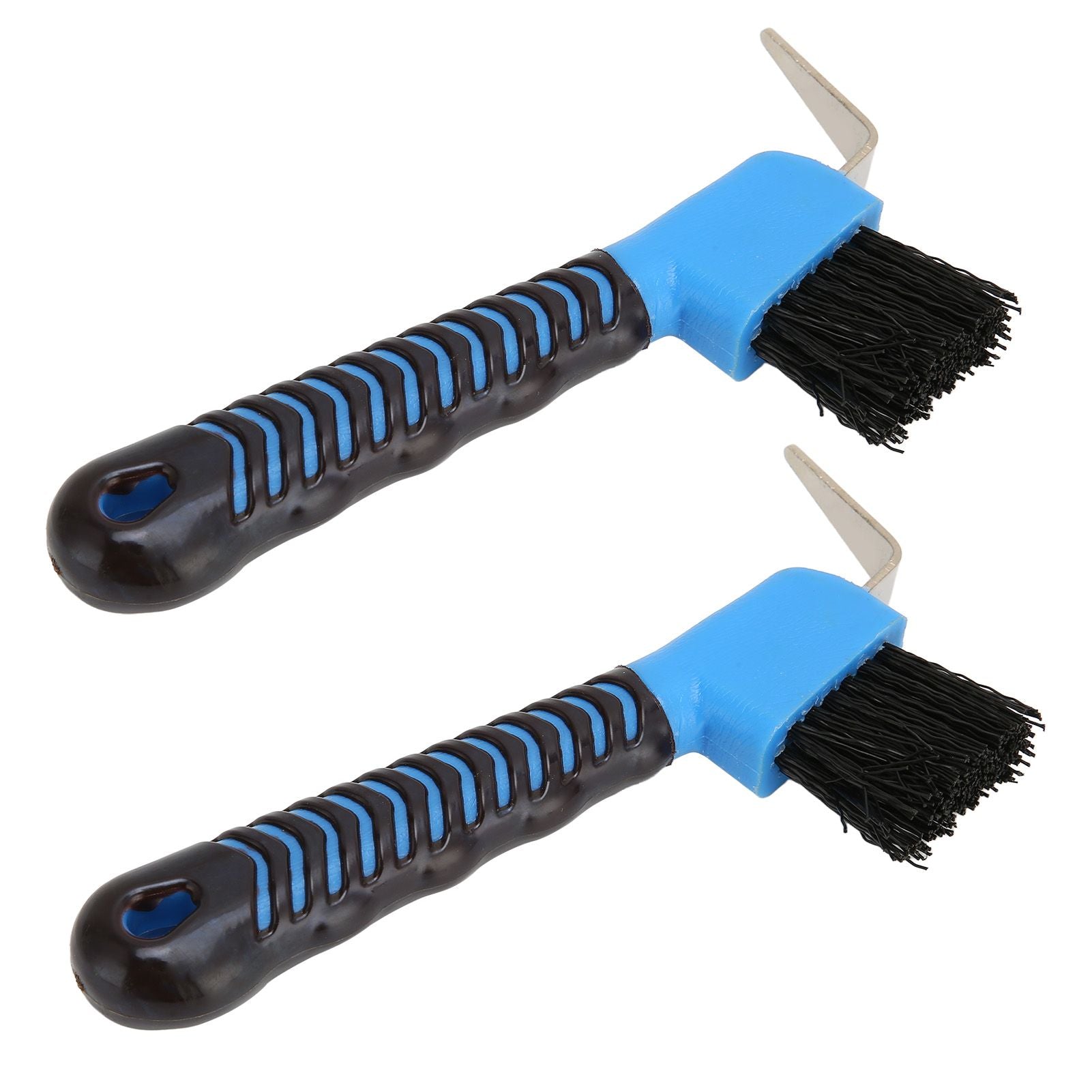 2Pcs Horse Hoof Pick Brushes Horse Hoof Cleaning Tool with Soft Touch Rubber Handle for Horse Stable - view 8