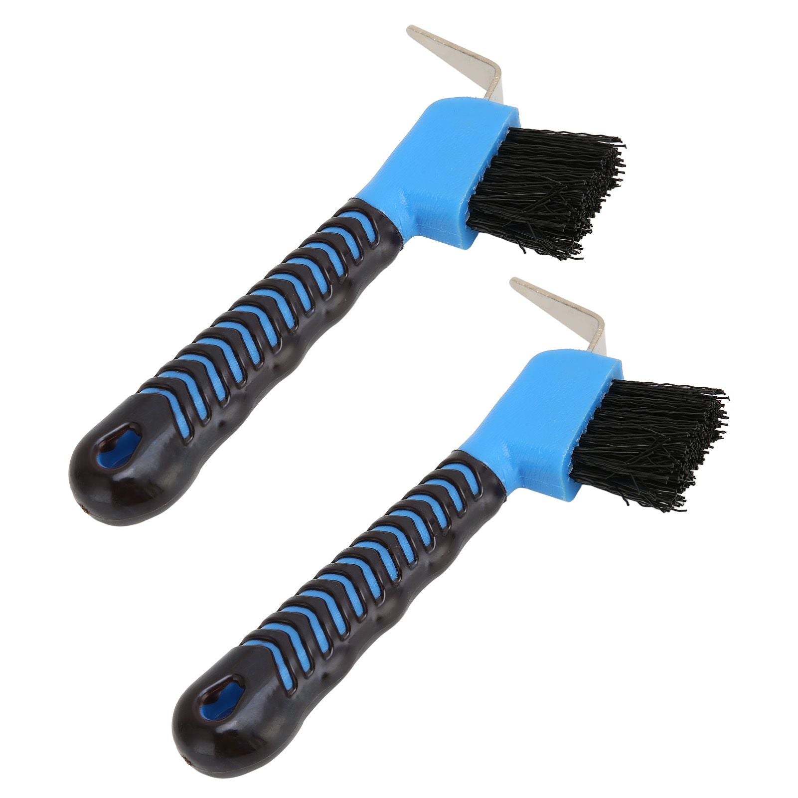 2Pcs Horse Hoof Pick Brushes Horse Hoof Cleaning Tool with Soft Touch Rubber Handle for Horse Stable - view 9